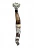 OPHIDIAN II - 2014 Horn, Glass Beads, Bone
<div>H: 36 cm W: 7 cm D: 18 cm</div>